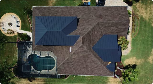 Modern home with quality roofing